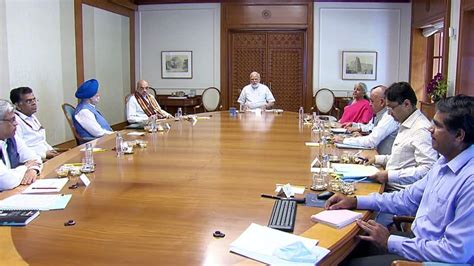 PM Modi Chairs Key Meeting With Ministers; Informed About Manipur ...