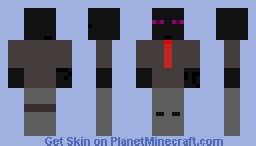 Tuxedo enderman Minecraft Skin