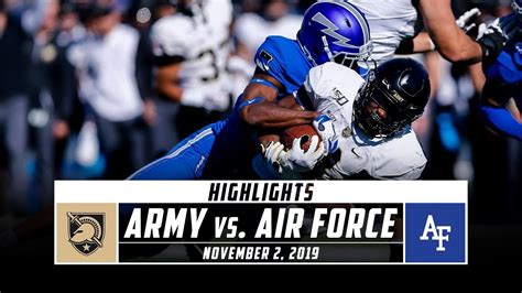 Army vs. Air Force Football Highlights (2019) | Stadium - YouTube