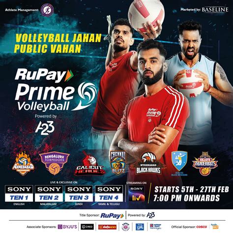 PVL 2022 LIVE Streaming: With 13 sponsors signed, Sony Sports & SonyLIV ...