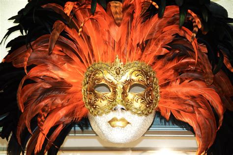 fun, party, venice, tradition, close-up, craft, orange, decoration, carnival - celebration event ...