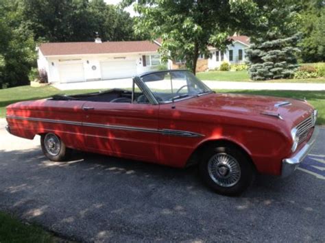 Sell used 63 Ford Falcon Futura Convertible in Muscatine, Iowa, United States