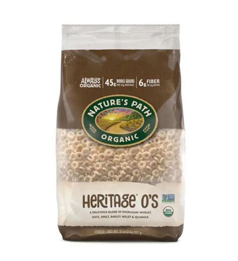 Nature's Path Organic Heritage O's -- 32 oz - Vitacost