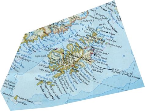 Kodiak Island and Alaska Peninsula Map - Kodiak Island Alaska • mappery