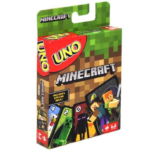 Mattel DP Minecraft UNO Card Game - Walmart.com