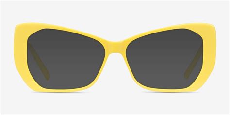 Deduce Cat Eye Yellow Glasses for Women | Eyebuydirect