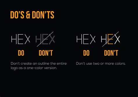 Logo & Brand Guideline "HEX" on Behance