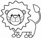 Cute Lion Coloring Pages For Kids sketch template