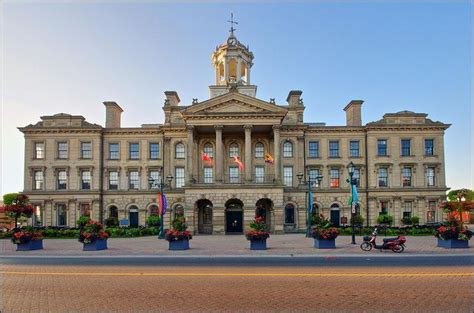 Victoria Hall stands at the heart of Cobourg Ontario. It currently serves as the town hall, home ...