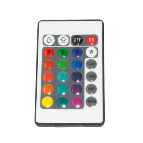 12V DC Mini LED Strip RGB Remote Controller 24-Key RF Wireless Remote ...