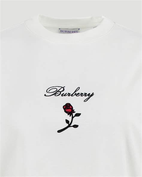 LOGO EMBROIDERY T-SHIRT IN WHITE - All-U-Re