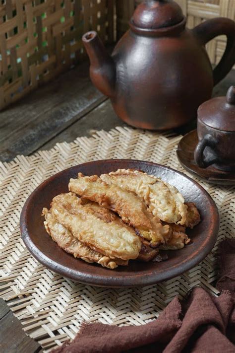 Fried Jackfruit Bananas on a Plate Stock Image - Image of rustic, bananas: 277401291