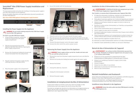 SONICWALL NSA 2700 INSTALLATION AND REPLACEMENT Pdf Download | ManualsLib