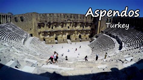 Aspendos ancient ruins, Near Antalya, Turkey Full HD - YouTube