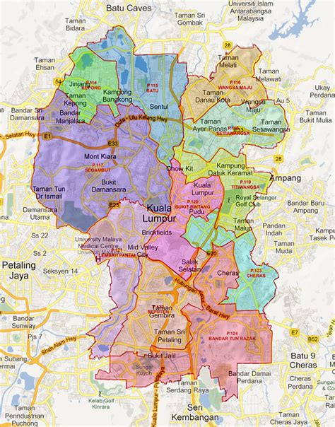 Wilayah Persekutuan Kuala Lumpur Electoral Map | Generated b… | Flickr