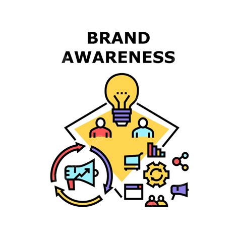 Brand Awareness Clipart Hd PNG, Brand Awareness Vector Icon Concept, Illustration, Social ...