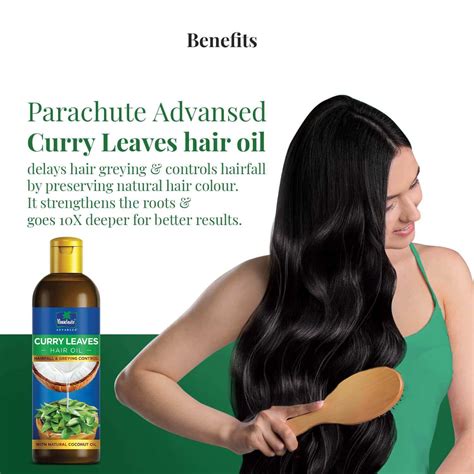 Parachute Advansed Curry Leaves & Coconut Hair Oil for Greying Hair