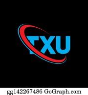 3 Txu Minimalist Logo Clip Art | Royalty Free - GoGraph