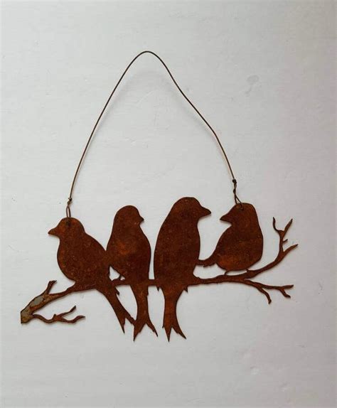 Birds Wall Art. Metal Wall Art. Rusty Metal Birds. Bird Wall - Etsy