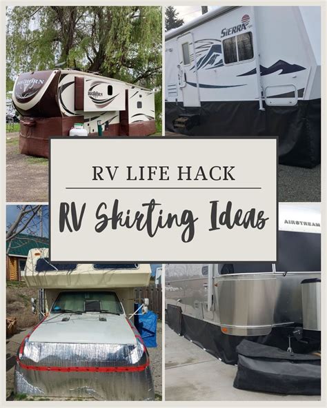 RV Skirting Ideas (Why should you use RV skirting?)