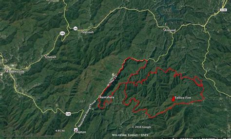 Information and maps of five wildfires in Georgia and North Carolina, Nov. 14, 2016 - Wildfire Today