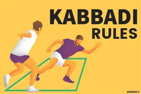 Kabaddi Rules: How to Play Kabaddi Game - Meebily