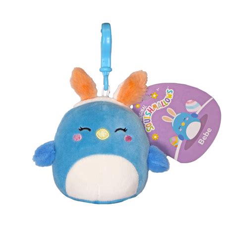 Squishmallows: Easter 2024 3.5″ Clip – Bebe the Bird – Pop Stop