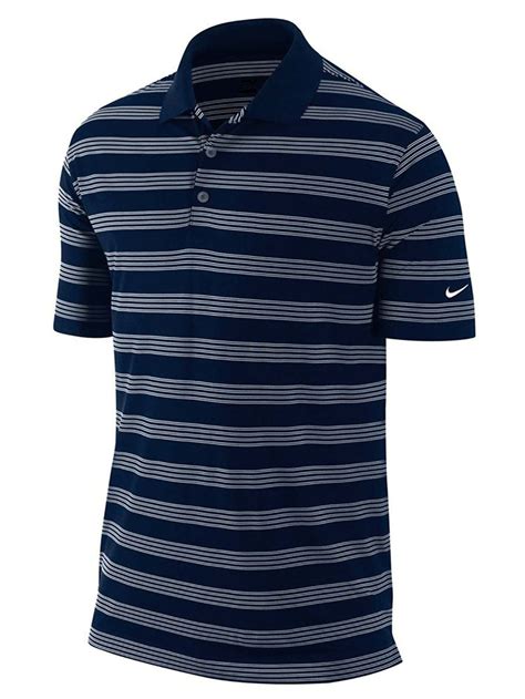 Nike Men's Dri-Fit Tech Core Stripe Golf Polo Shirt-Black - Walmart.com ...