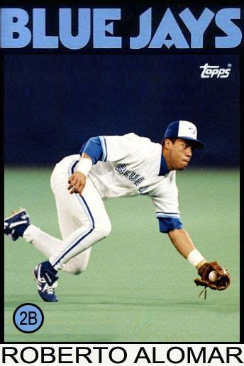 Roberto Alomar 2B Toronto Blue Jays | Toronto blue jays, Blue jays ...