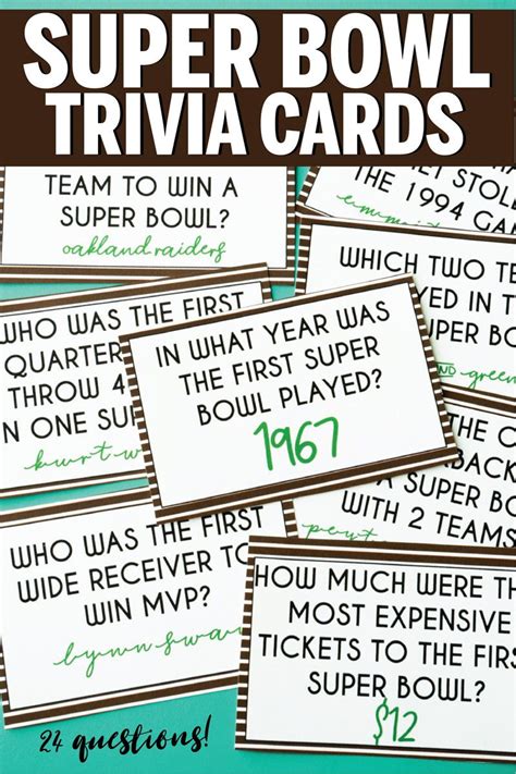 Free printable super bowl trivia game – Artofit