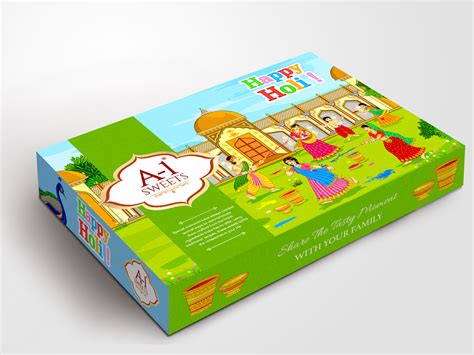 Mithai Box Packaging Design - Abhikreationz