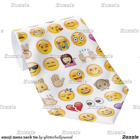 emoji mens neck tie | Zazzle | Mens neck ties, Neck tie, Tie