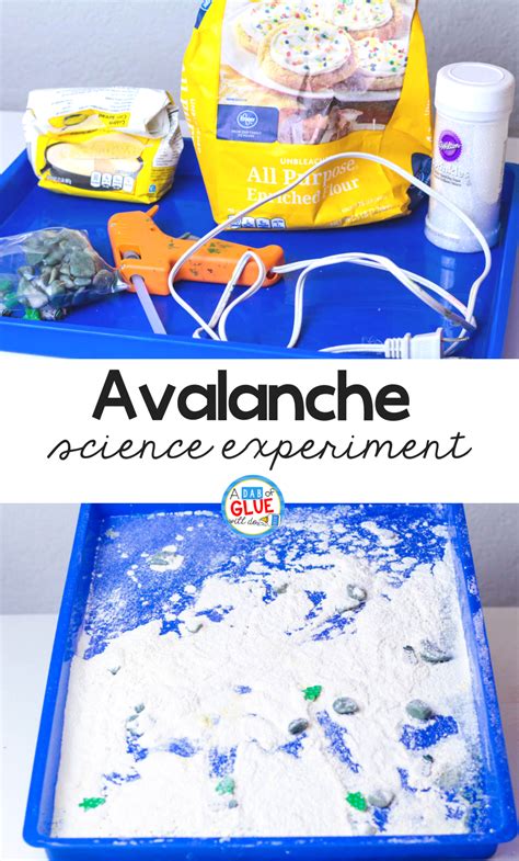 Avalanche Experiment - A Dab of Glue Will Do in 2021 | Science experiments, Science for kids ...