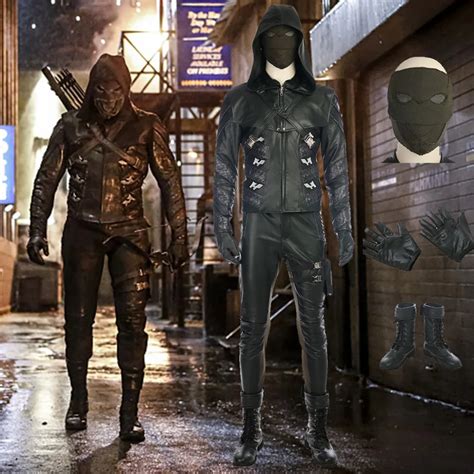 Green Arrow season 5 Costume Prometheus cosplay Outfit Halloween ...