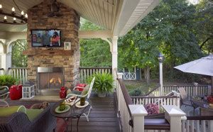 Building An Outdoor Fireplace On A Deck – I Am Chris