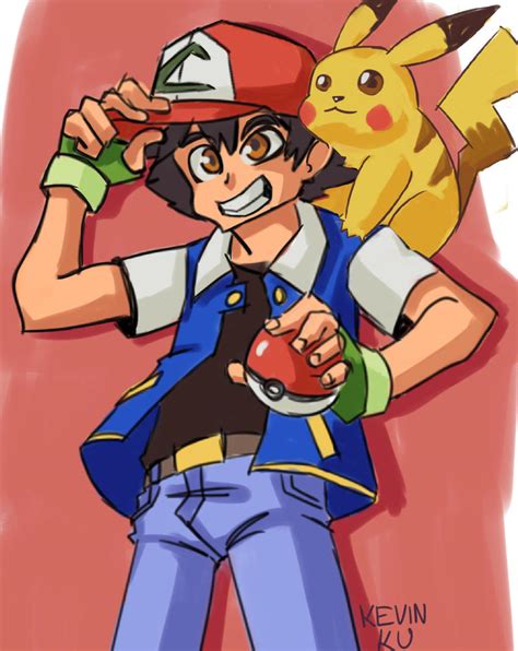 Fan Art - Ash Ketchum by kenvinArt on DeviantArt