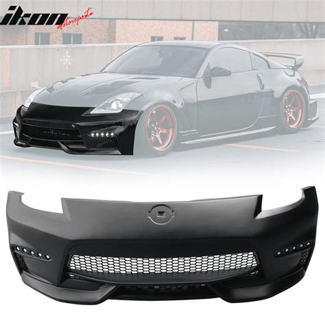 Compatible with 03-08 Nissan 350z Front Bumper NIS Style Unpainted PP - Walmart.com - Walmart.com