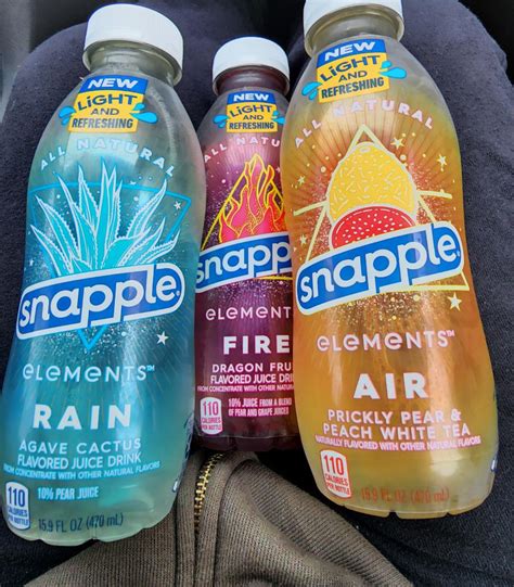 Finally found new Snapple Elements! : r/ToFizzOrNotToFizz