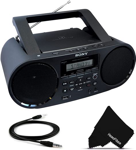 Sony Bluetooth NFC CD Player MP3 Boombox Combo Portable Mega Bass ...