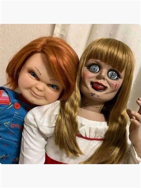 "Chucky and Annabelle" Poster for Sale by Esmer03 | Redbubble