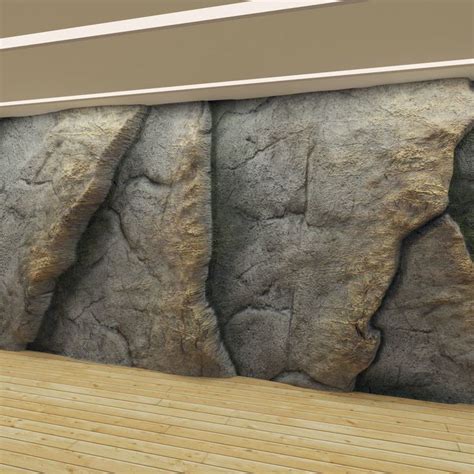 Stone Wall | 3D model | Stone wall, Faux stone panels, Stone wall design