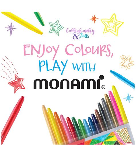 RETRACTABLE WAX CRAYONS MONAMI 12 UNIDADES | Calligraphy & Stuff ...