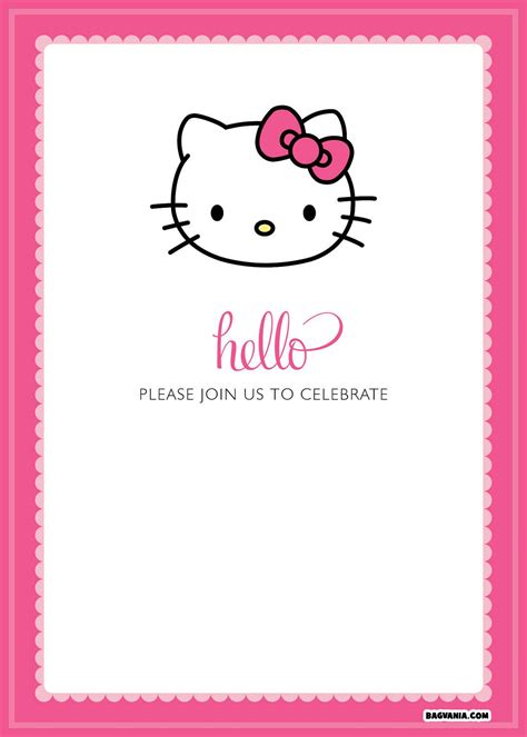 Download Now Free Printable Hello Kitty Birthday Invitations | Hello kitty birthday invitations ...