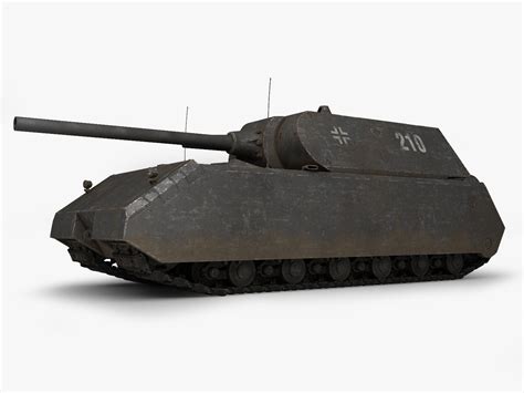 Maus German tank 3D Model .max .obj .3ds .fbx - CGTrader.com