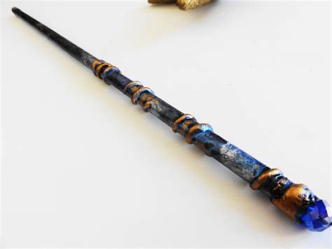 Magic Wand Blue and Gold Cosplay Magic Wand Witches Wand Party - Etsy