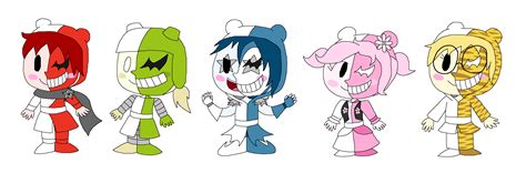 Danganronpa - Human Monokubs by Princess-Josie-Riki on Newgrounds