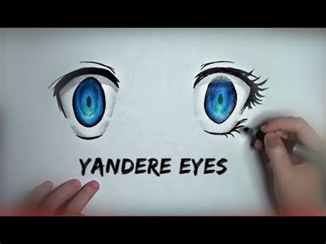 How to Draw Yandere Eyes - YouTube