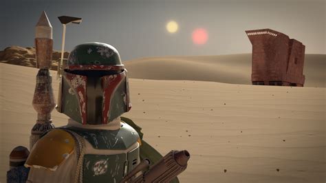 Boba Fett on the planet of Tatooine. - Finished Projects - Blender Artists Community