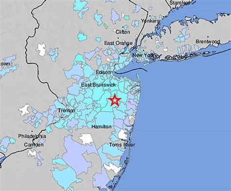 Small Earthquake Rattles New Jersey - The New York Times