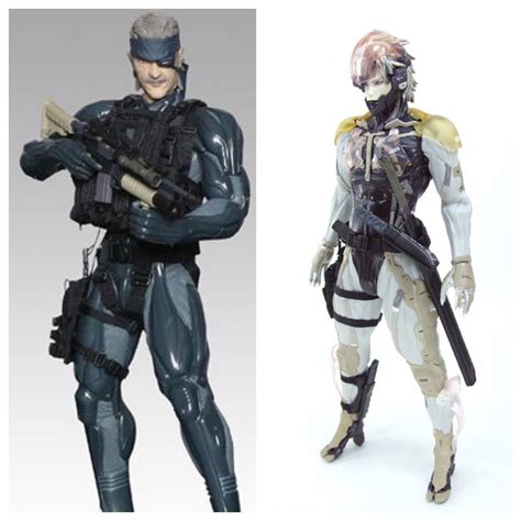 Old Snake & Raiden cyborg ninja (MGS4), Hobbies & Toys, Toys & Games on ...